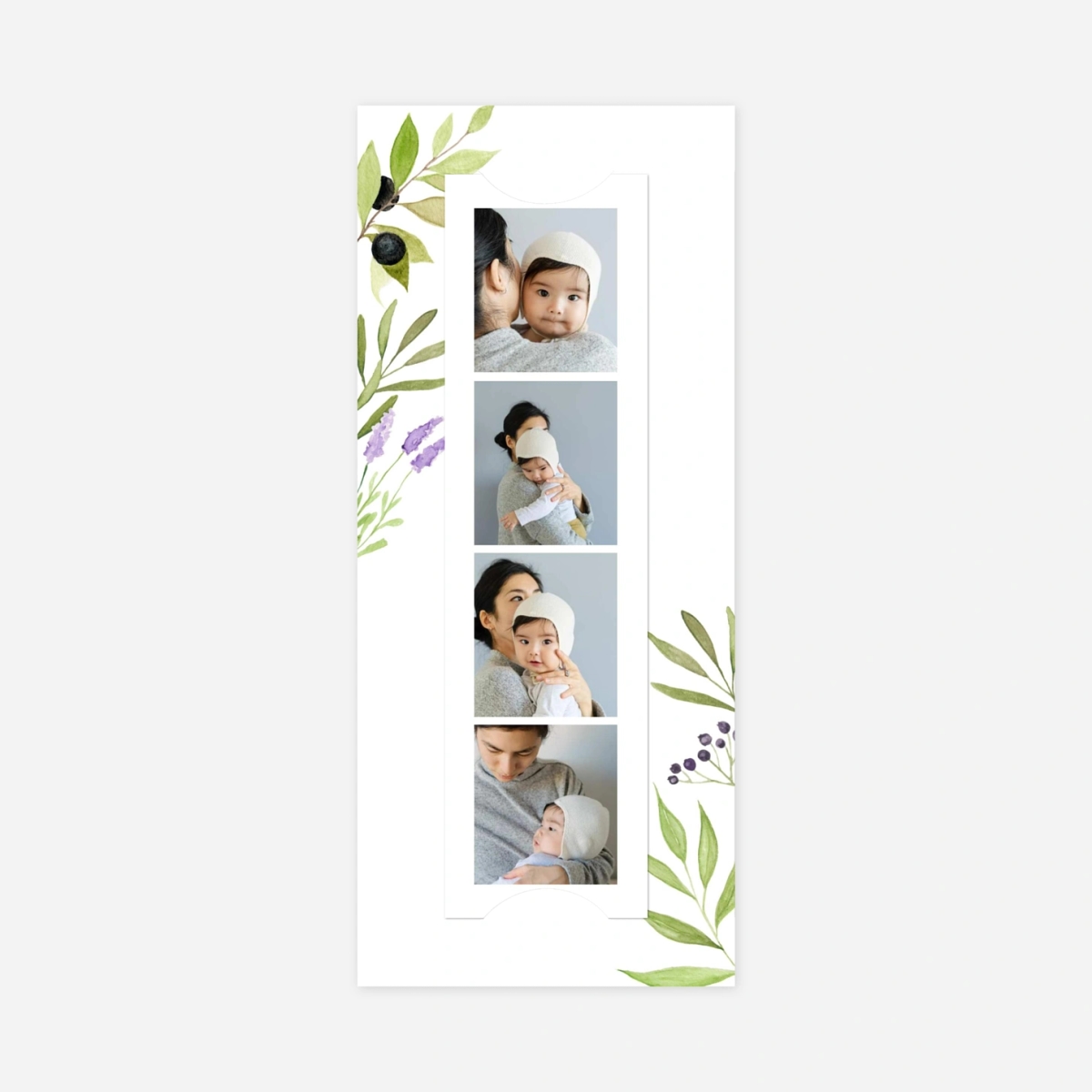 Faire-part naissance Quatre saisons