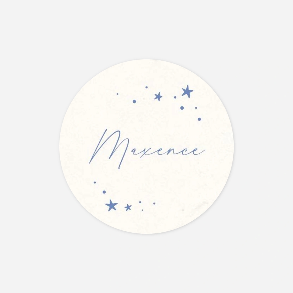 Stickers naissance Rêve bleu