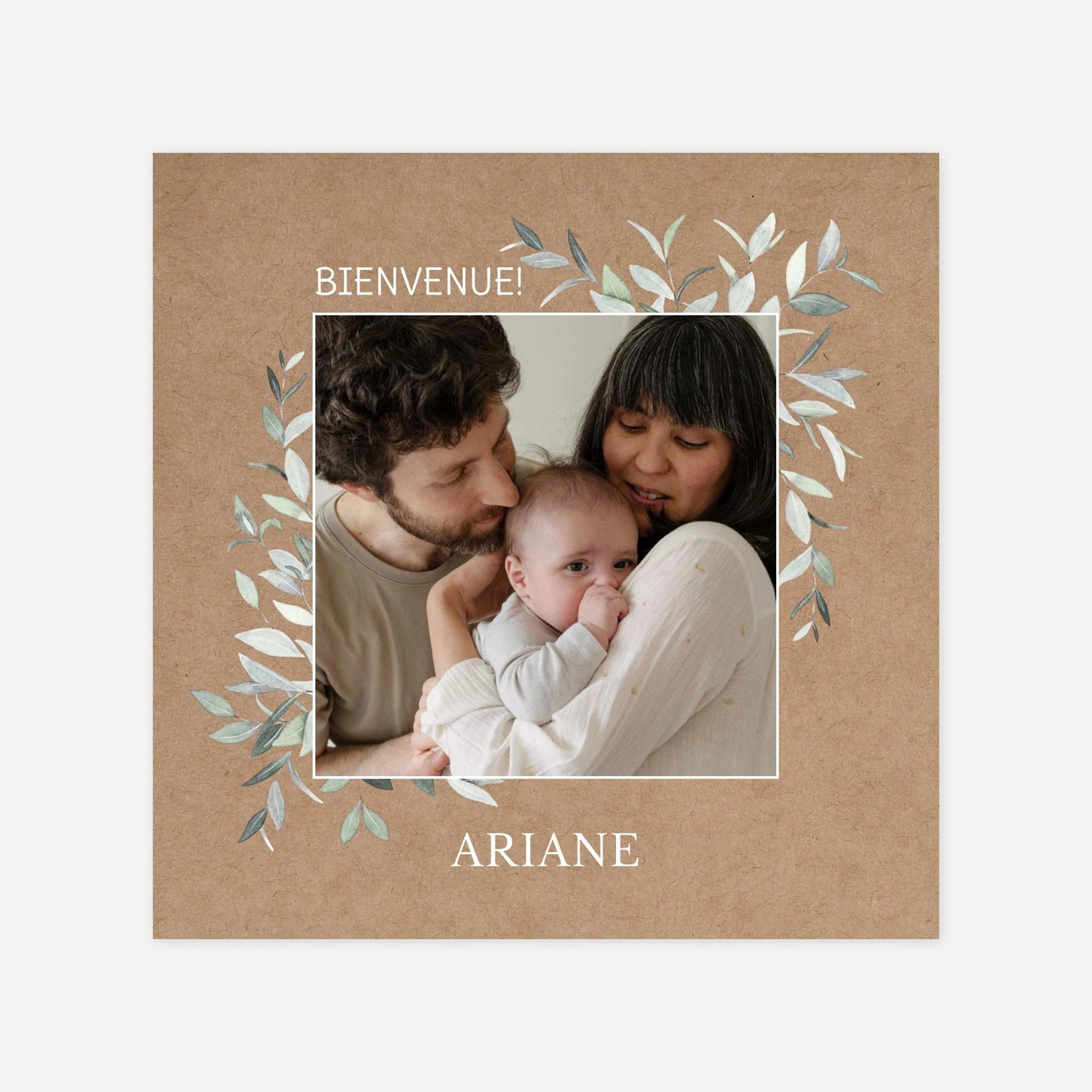 Faire-part naissance Petite pousse