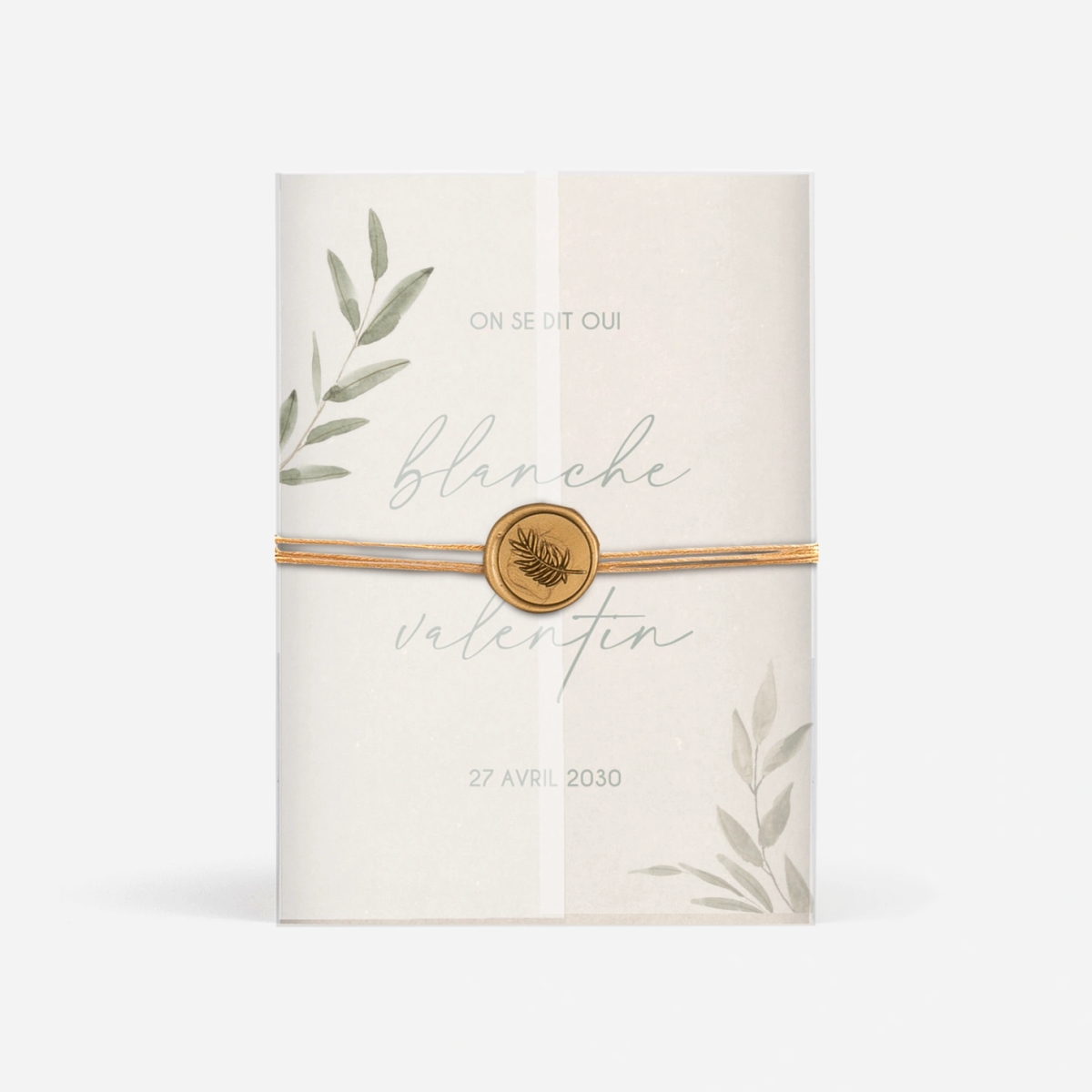 Faire-part mariage Rêve de Nature