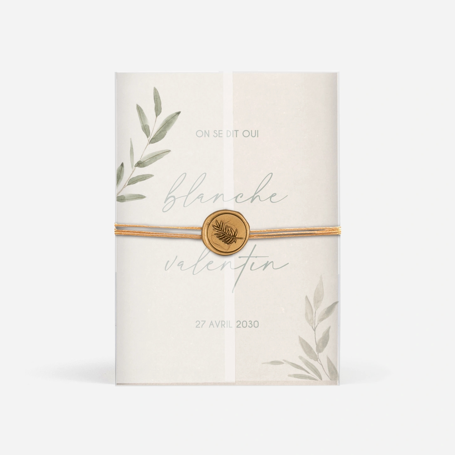 Faire-part mariage Rêve de Nature