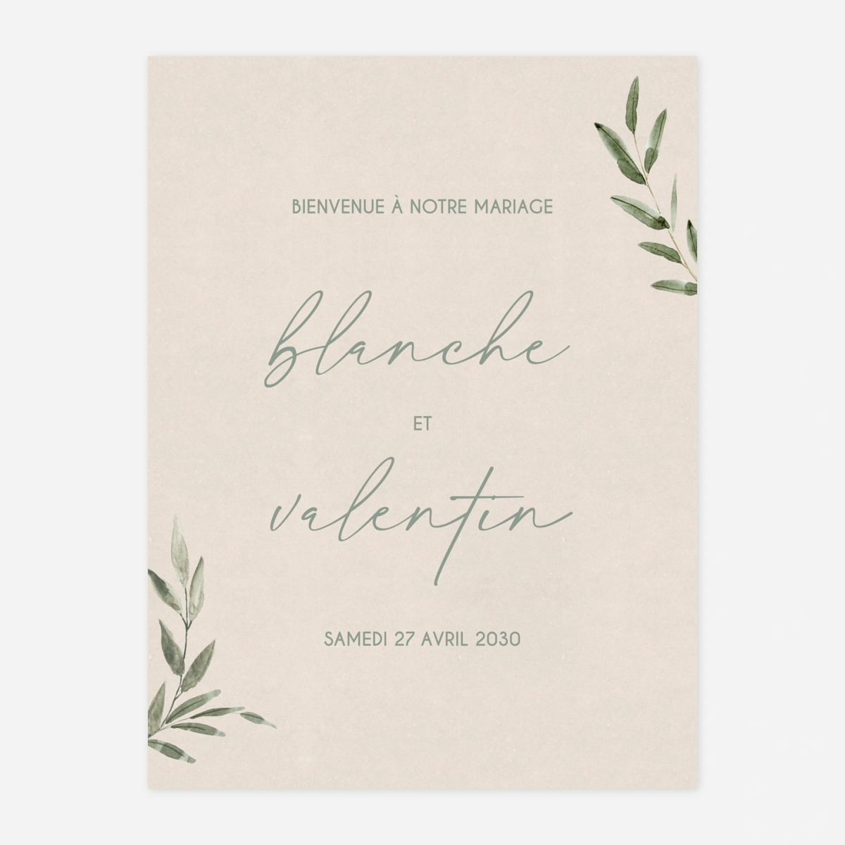 Panneau mariage Rêve de Nature