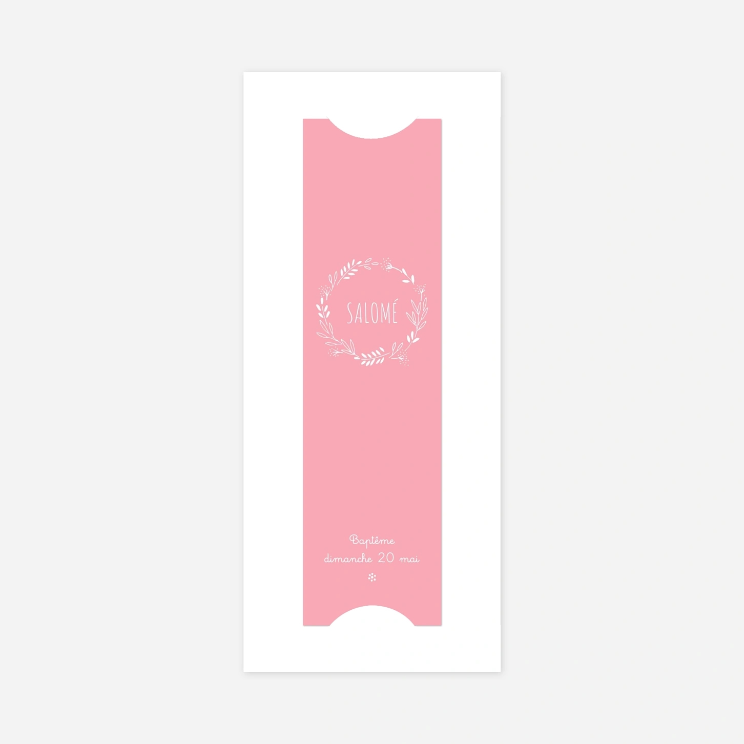 Faire-part baptême Ronde des prés