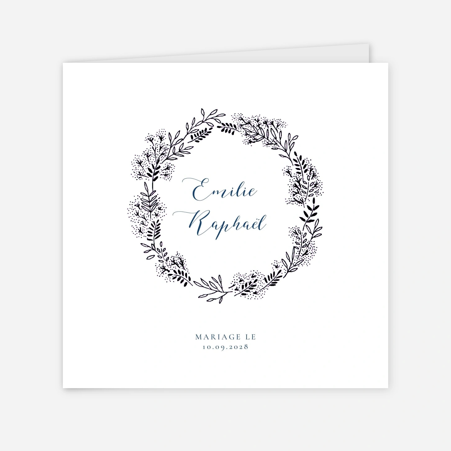 Faire-part mariage Ronde des prés