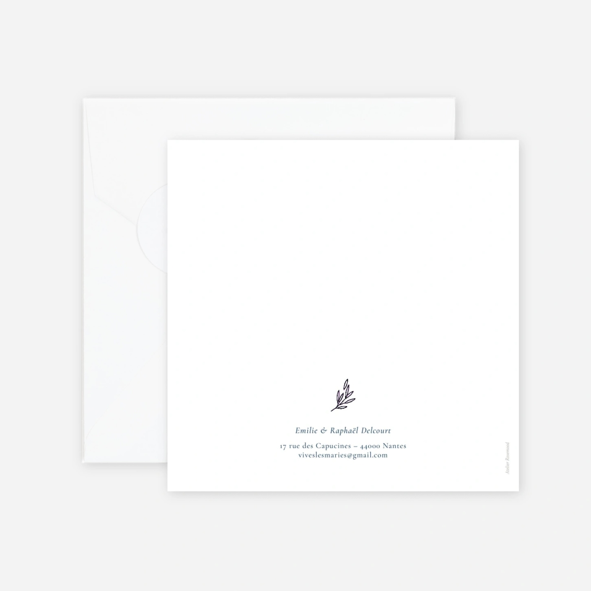 Faire-part mariage Ronde des prés