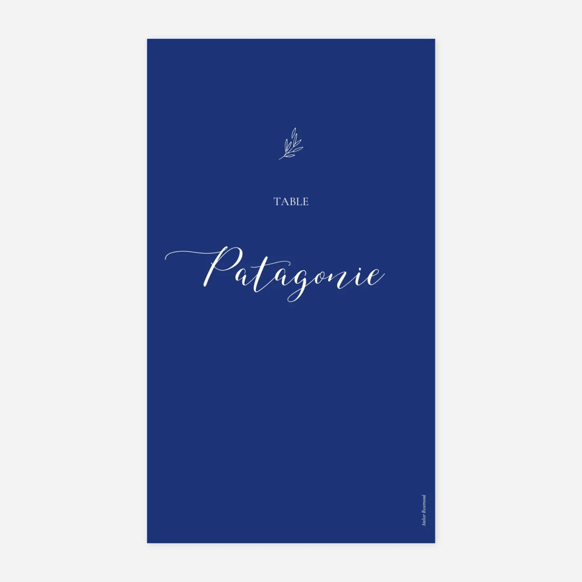 Marque-table mariage Ronde des prés