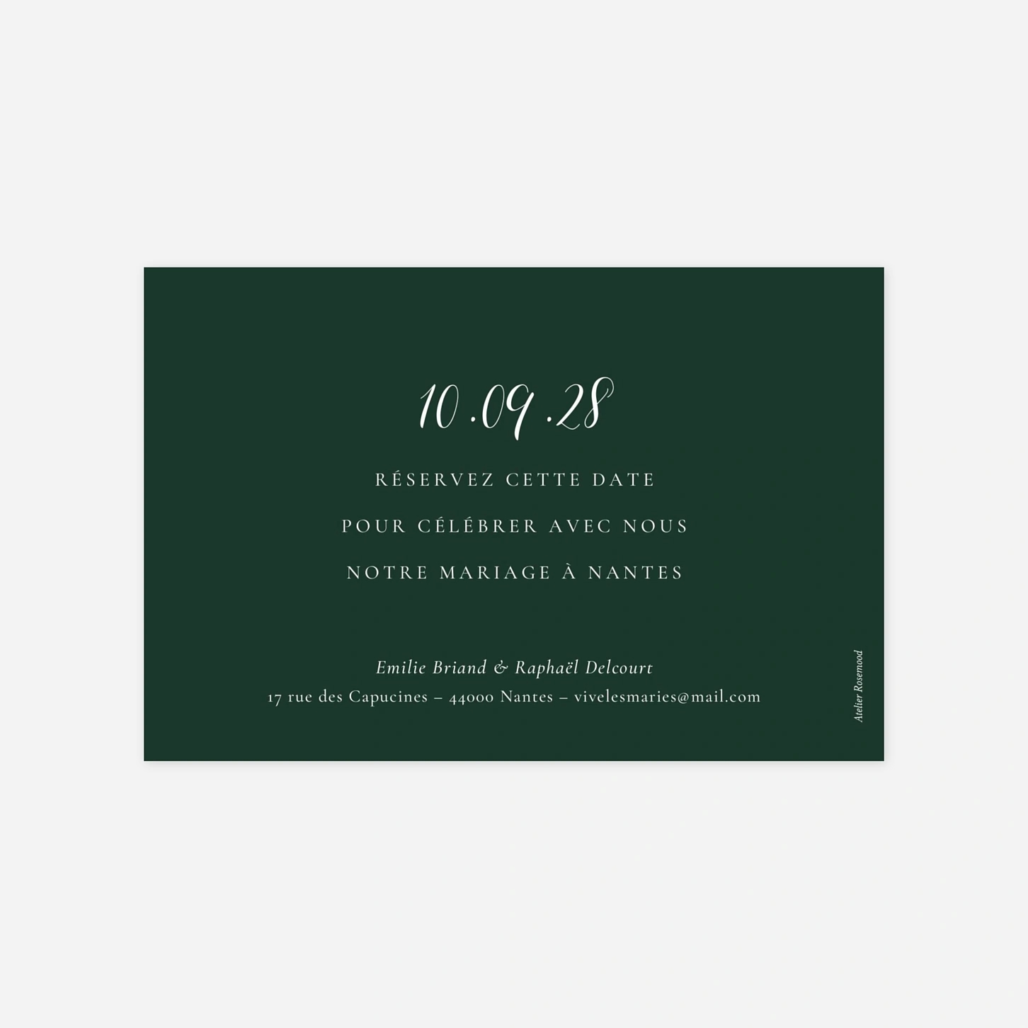 Save the date Ronde des prés