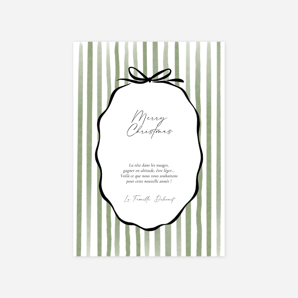 Carte de voeux Réveillon