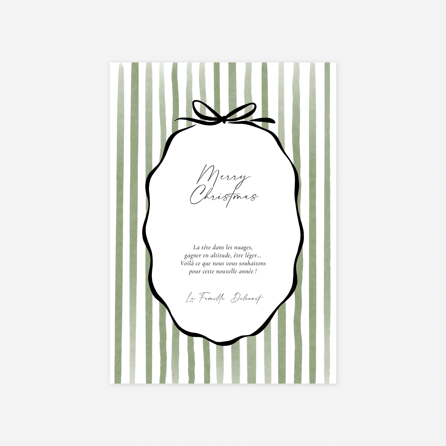 Carte de voeux Réveillon