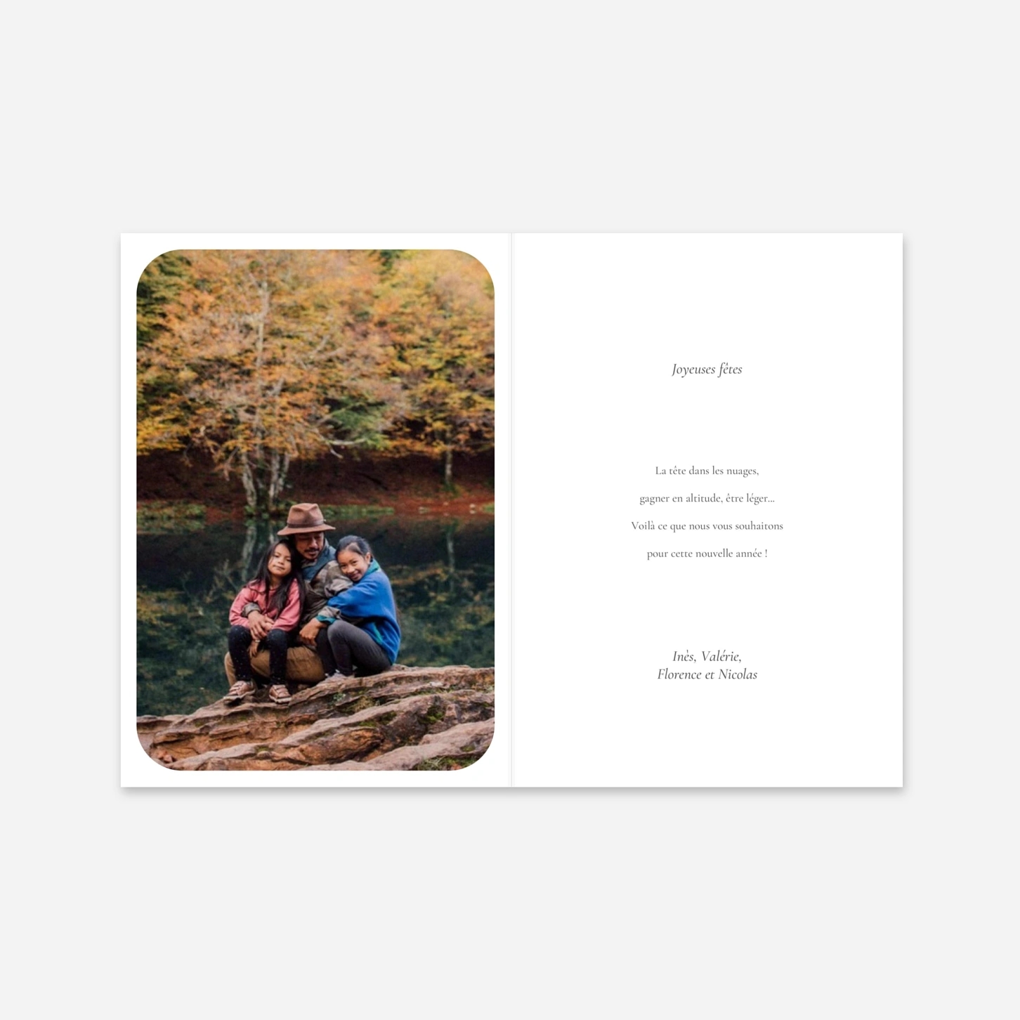 Carte de voeux Renouveau