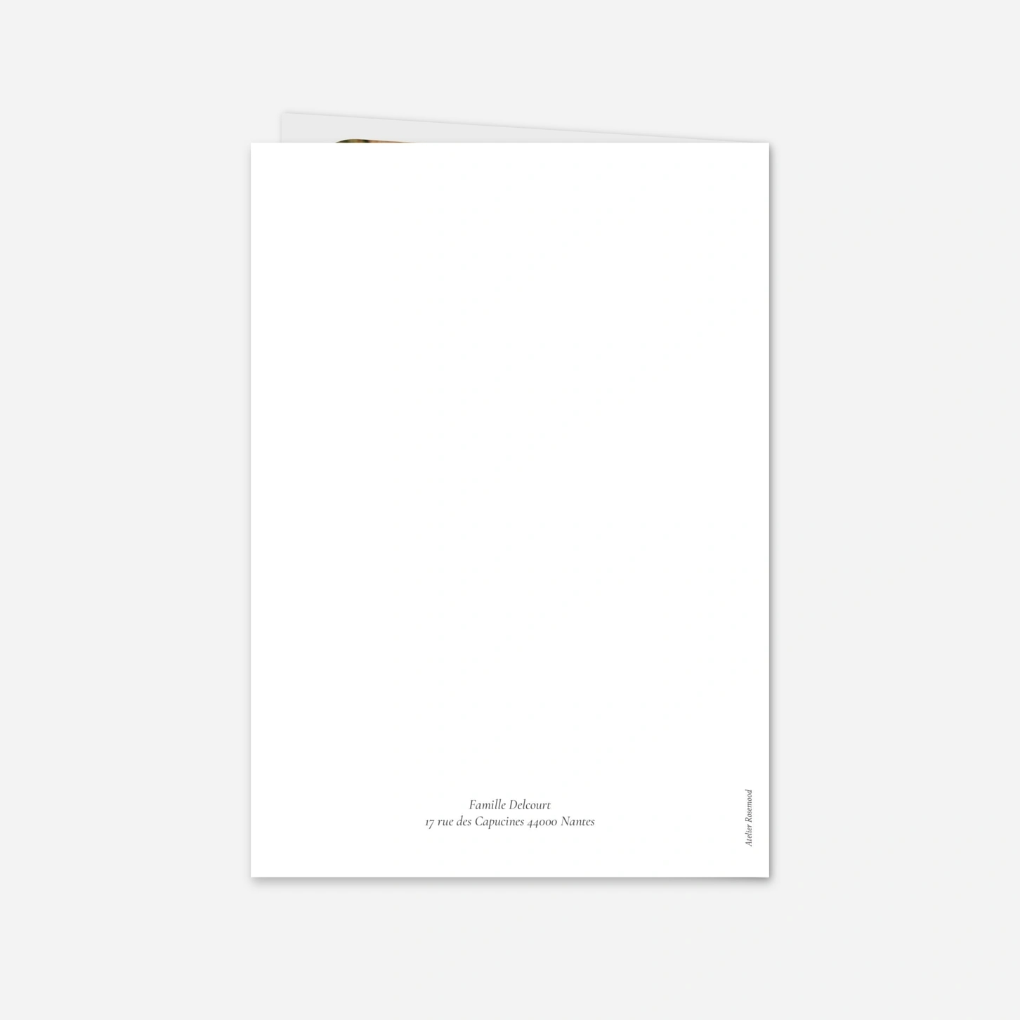 Carte de voeux Renouveau