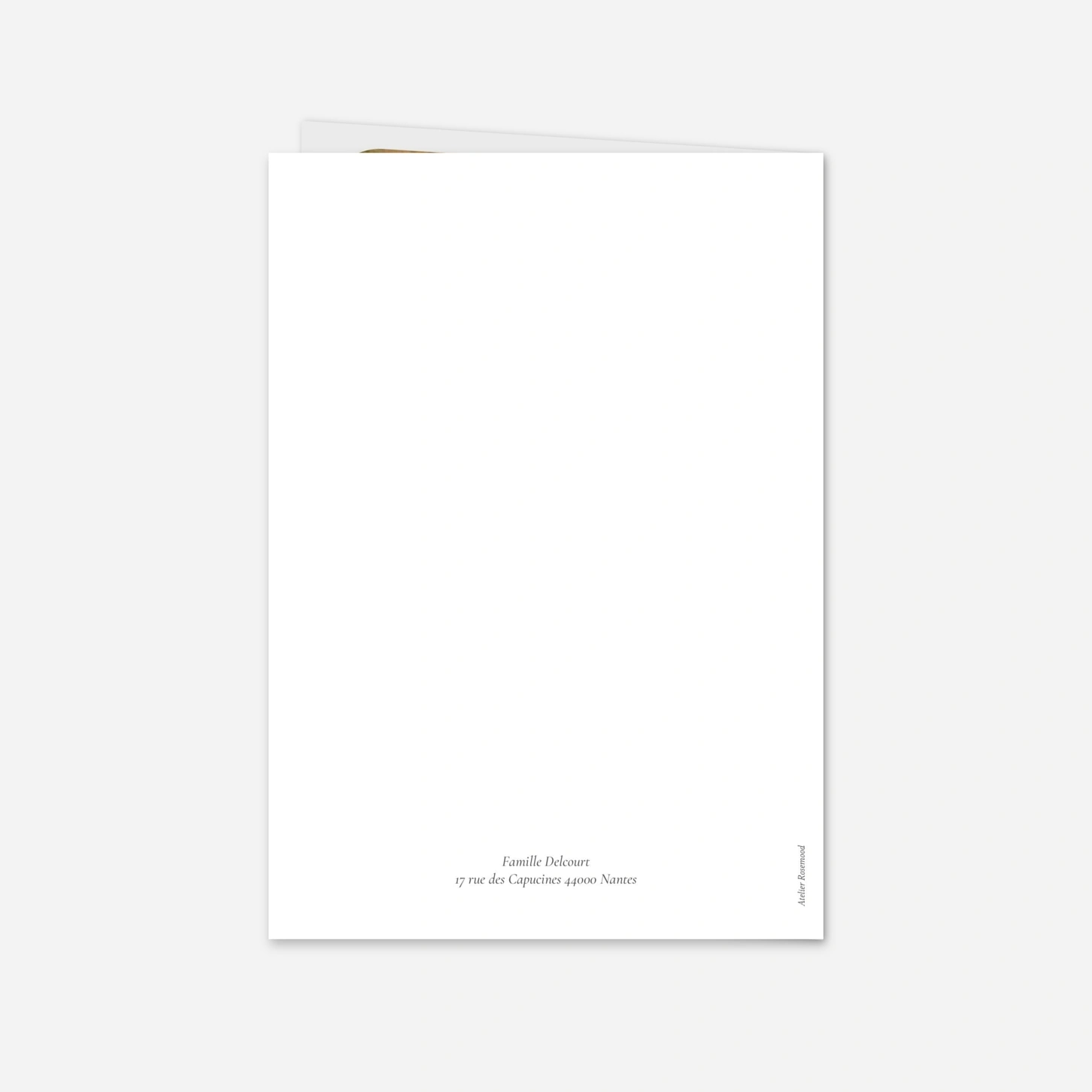 Carte de voeux Renouveau