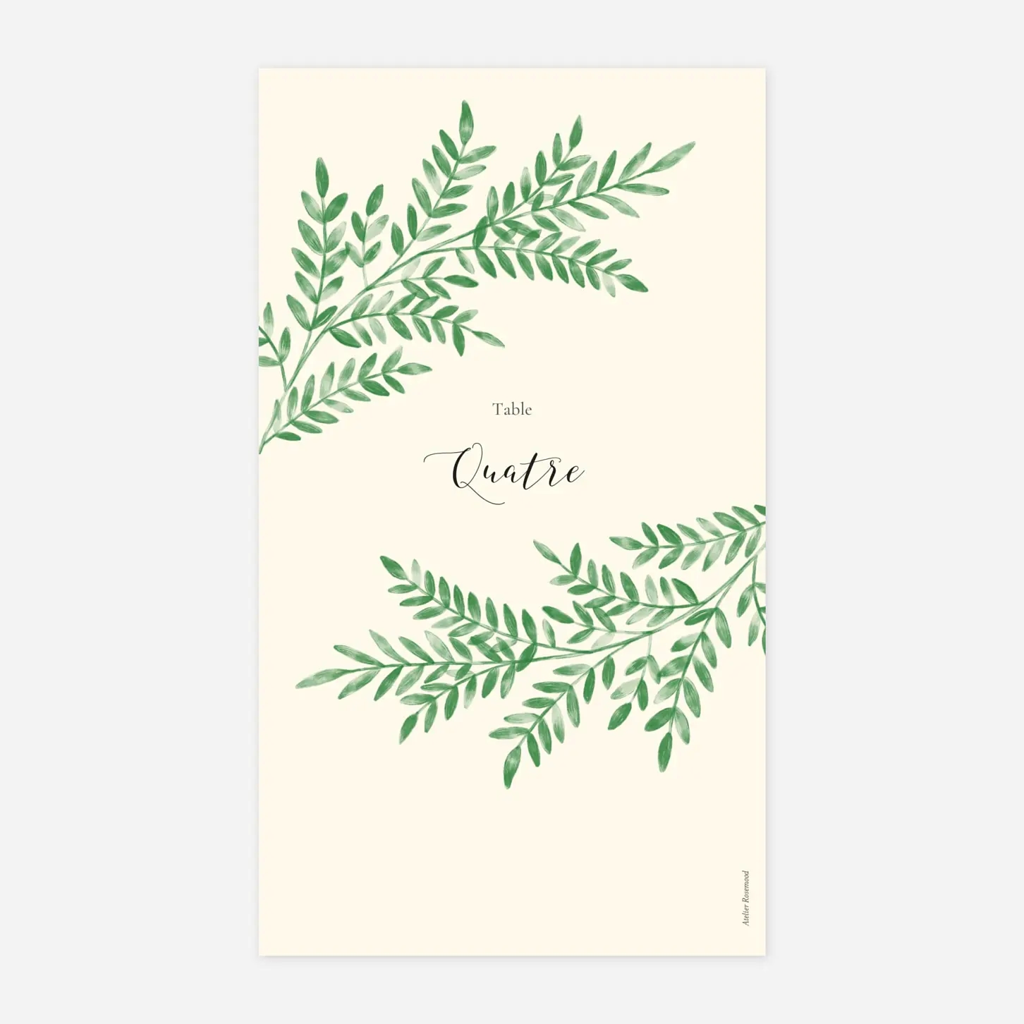 Marque-table mariage Ritournelle