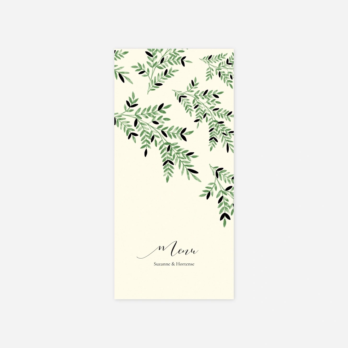 Menu mariage Ritournelle