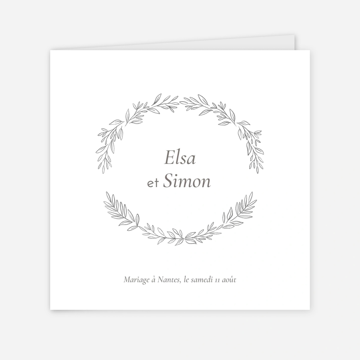 Faire-part mariage Romantique