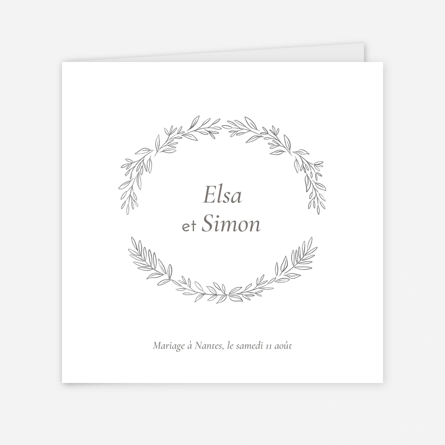 Faire-part mariage Romantique