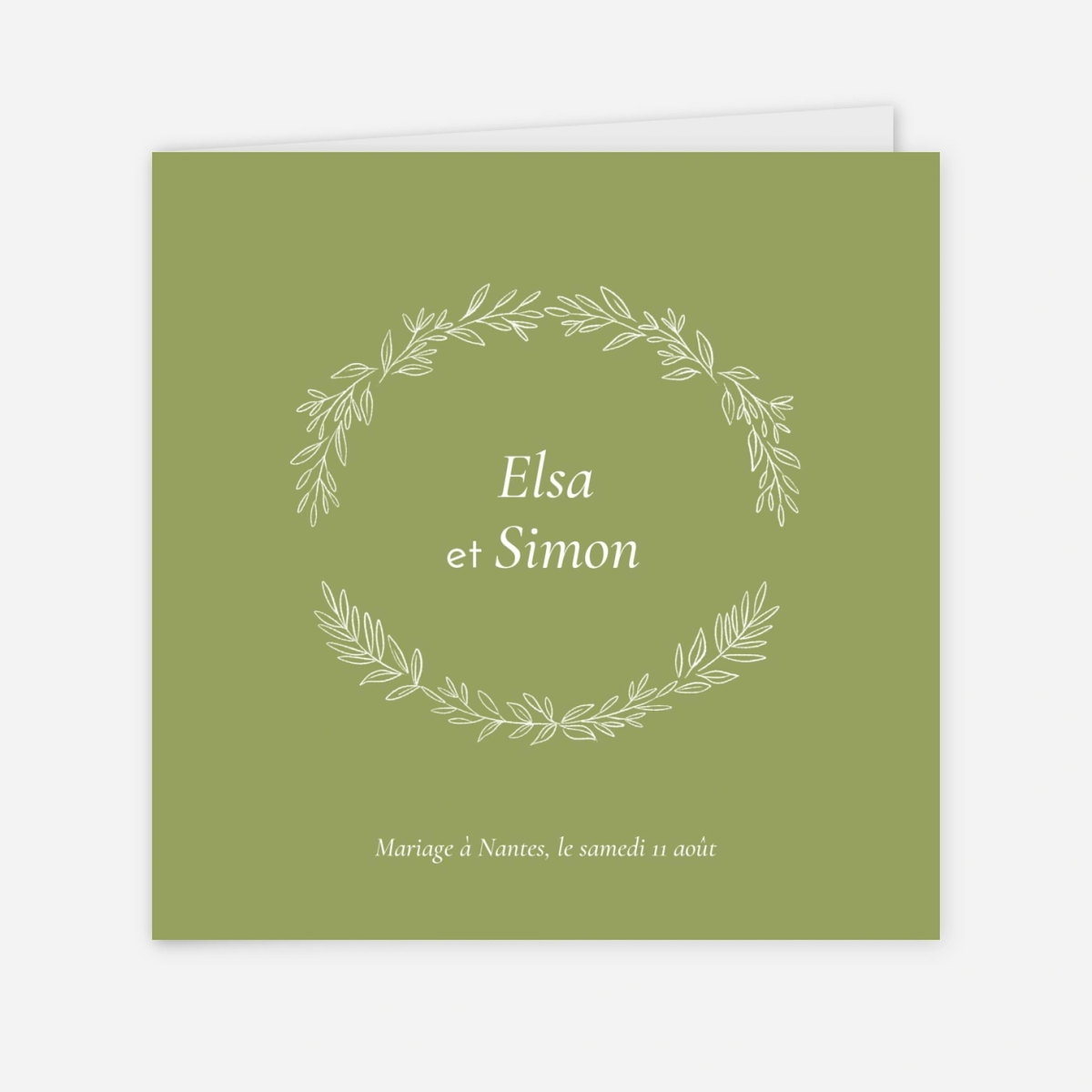 Faire-part mariage Romantique