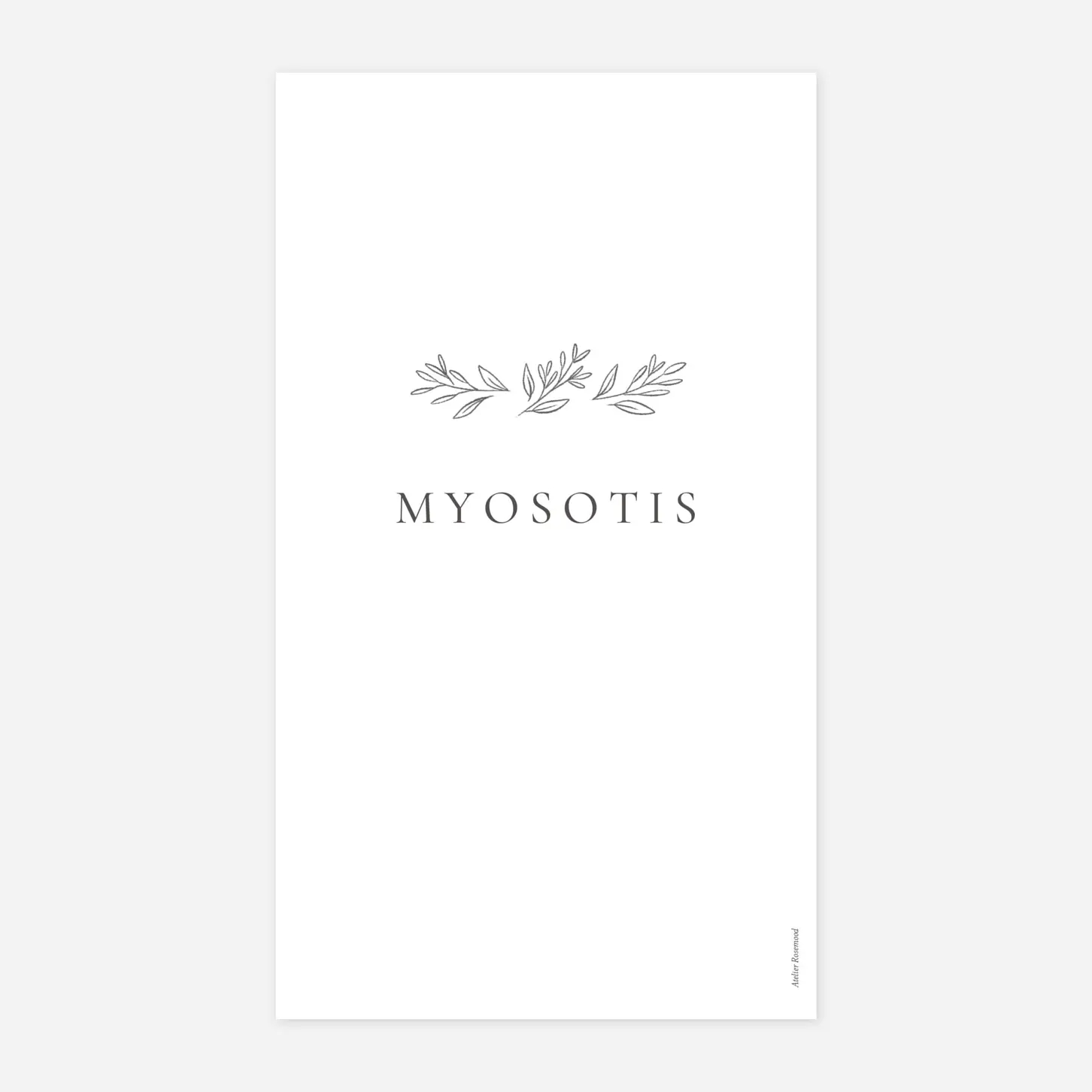 Marque-table mariage Romantique