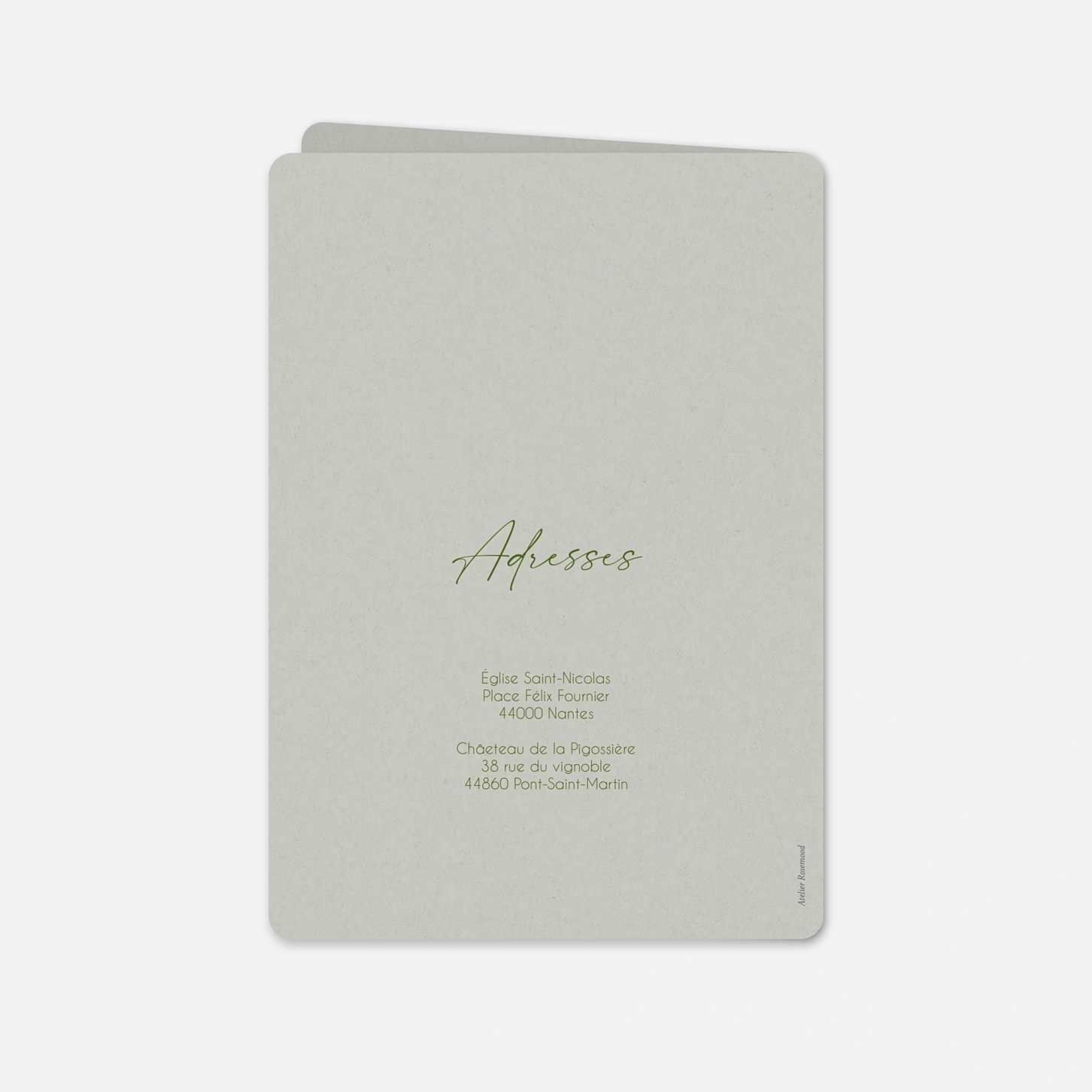 Faire-part mariage Rêve botanique