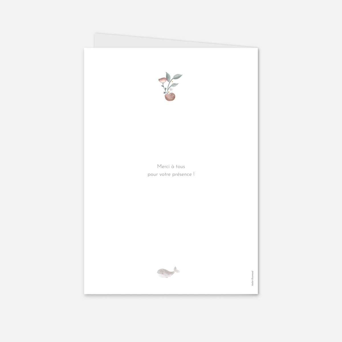 Livret de messe baptême Tendres flots