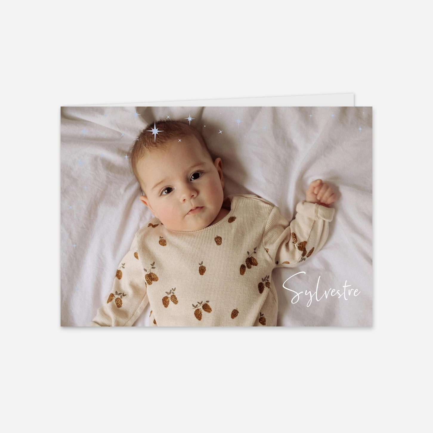 Faire-part naissance Sous les étoiles