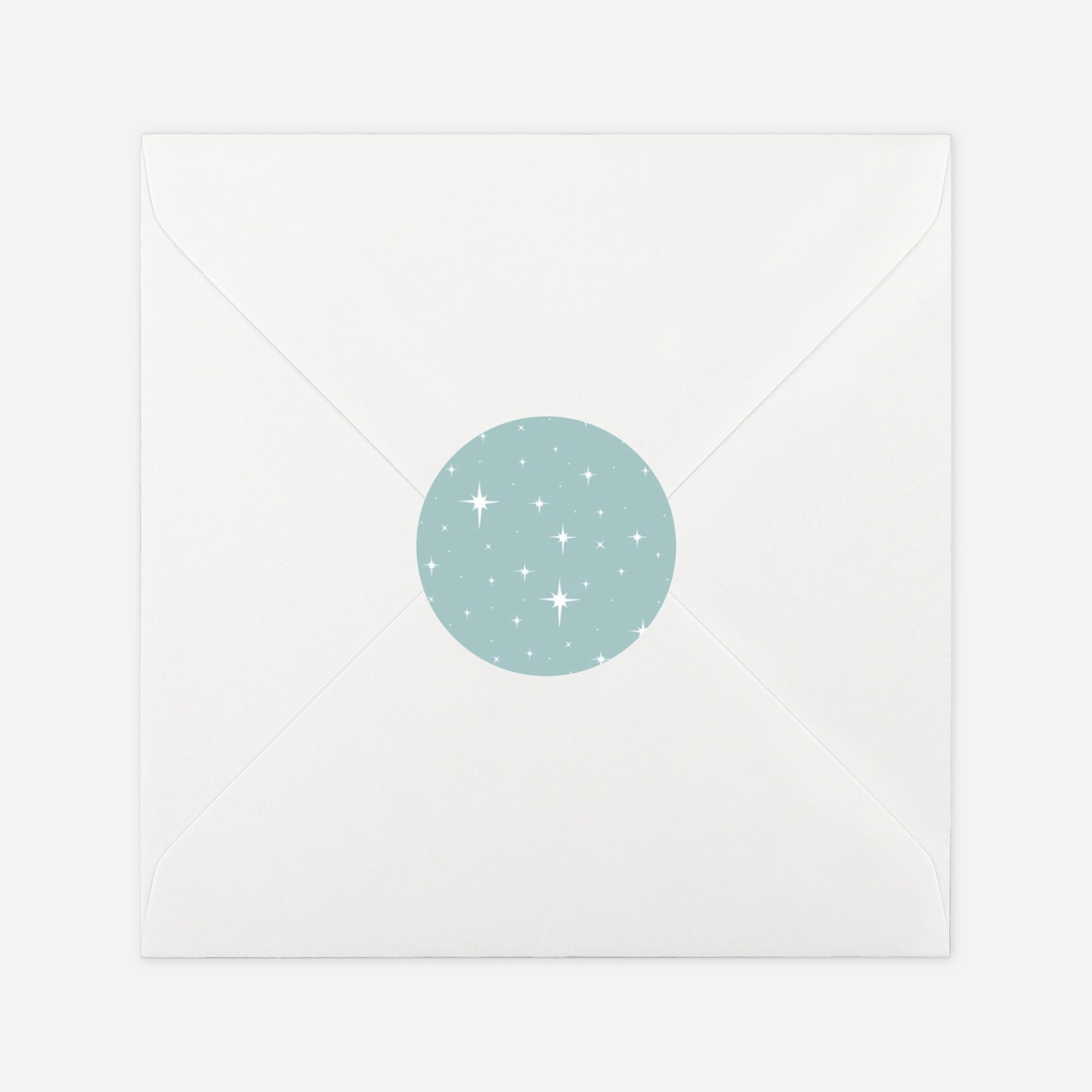 Étiquette cadeau Noël Sous les étoiles II