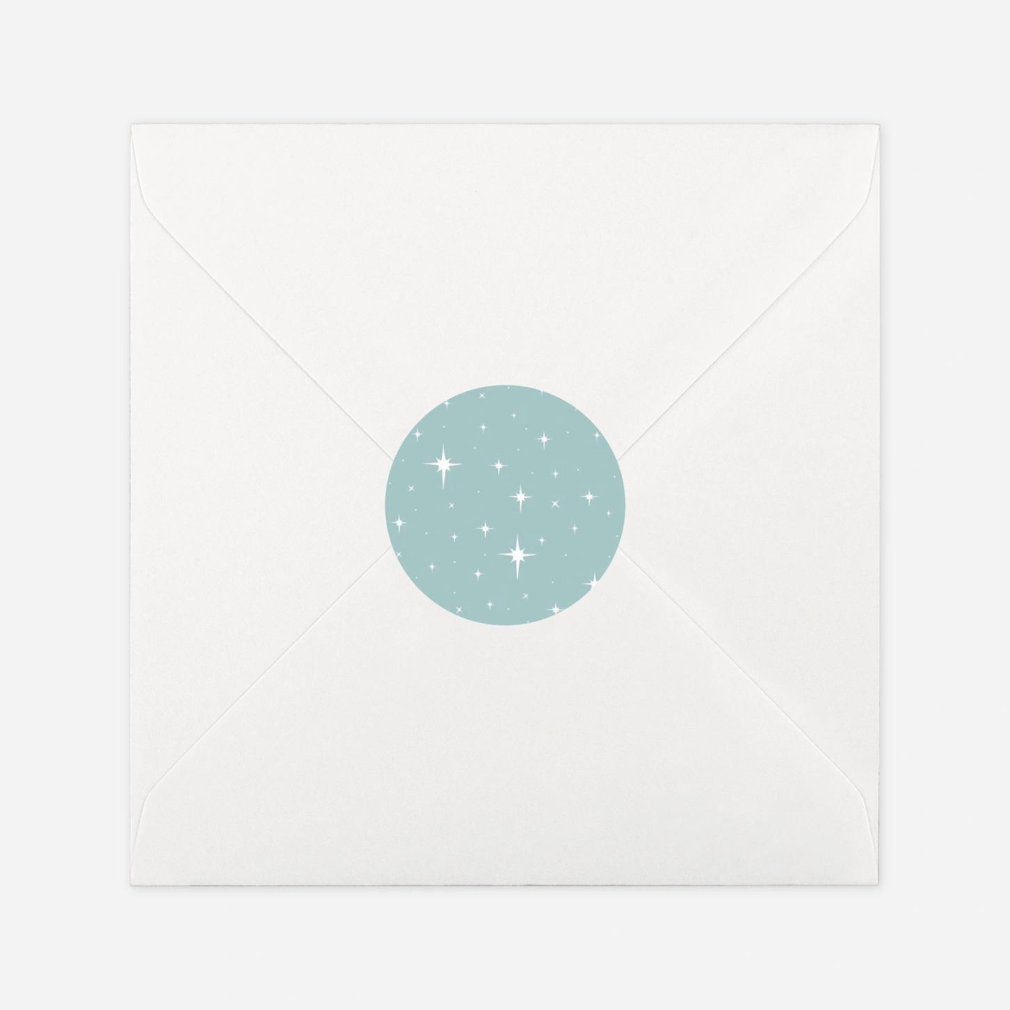 Étiquette cadeau Noël Sous les étoiles II