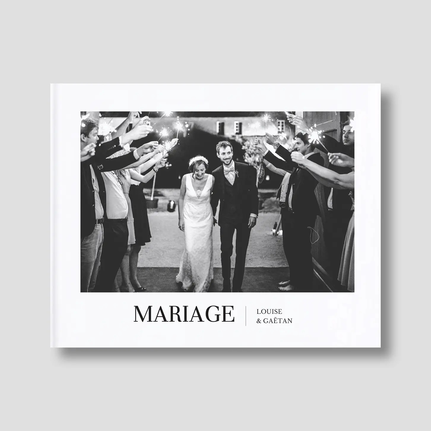 Album photo ouverture à plat Simple Élégance