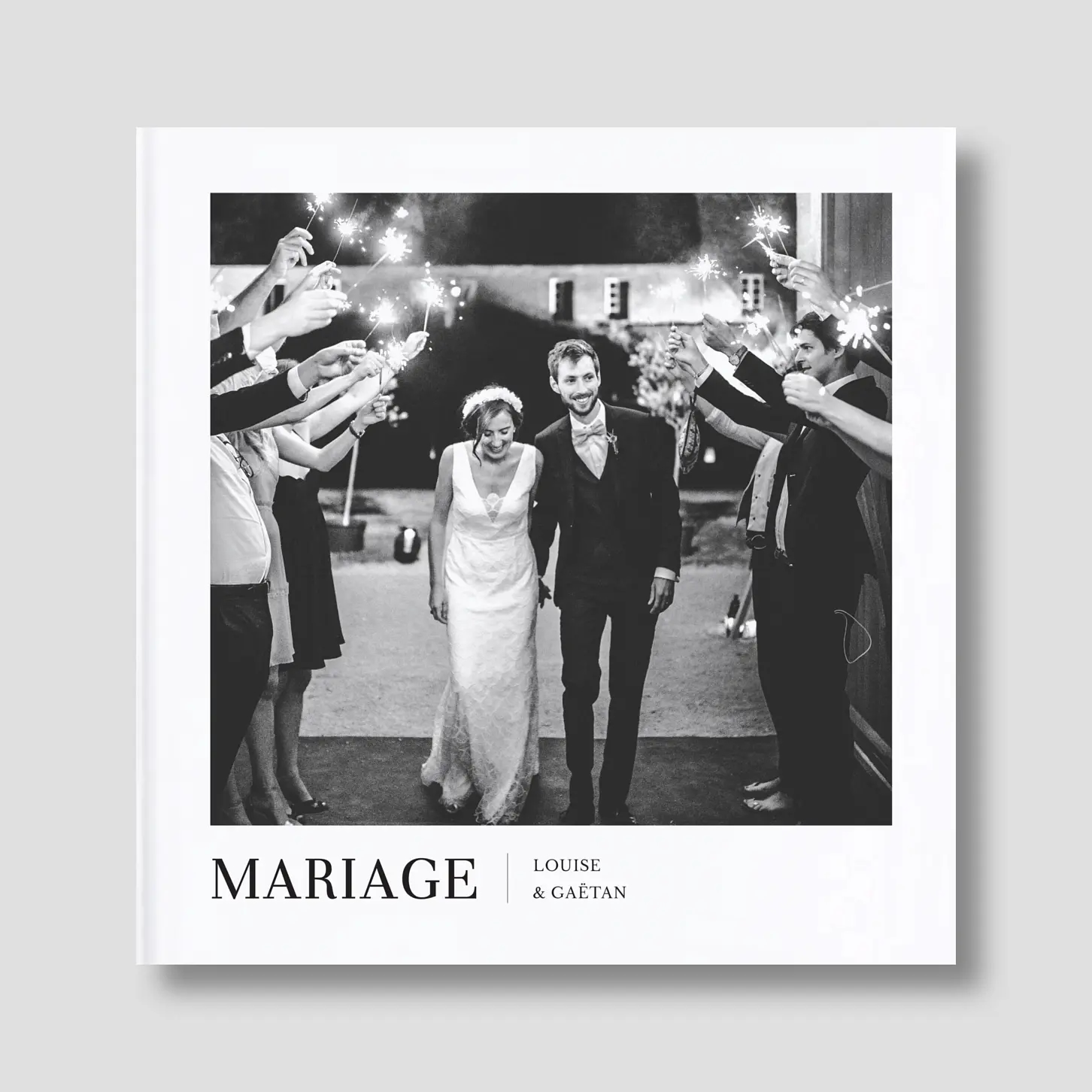 Album photo ouverture à plat Simple Élégance