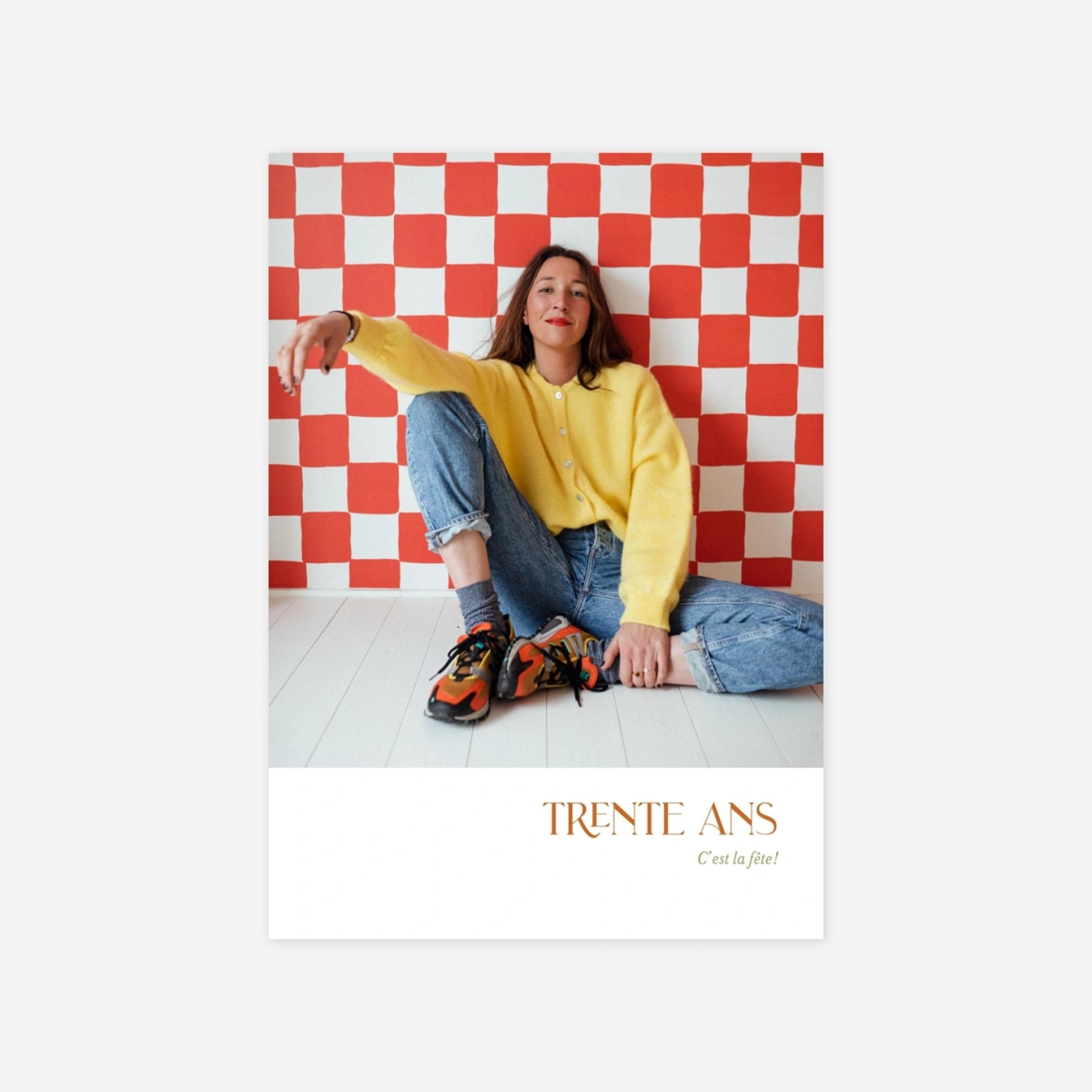 invitation anniversaire Simplement