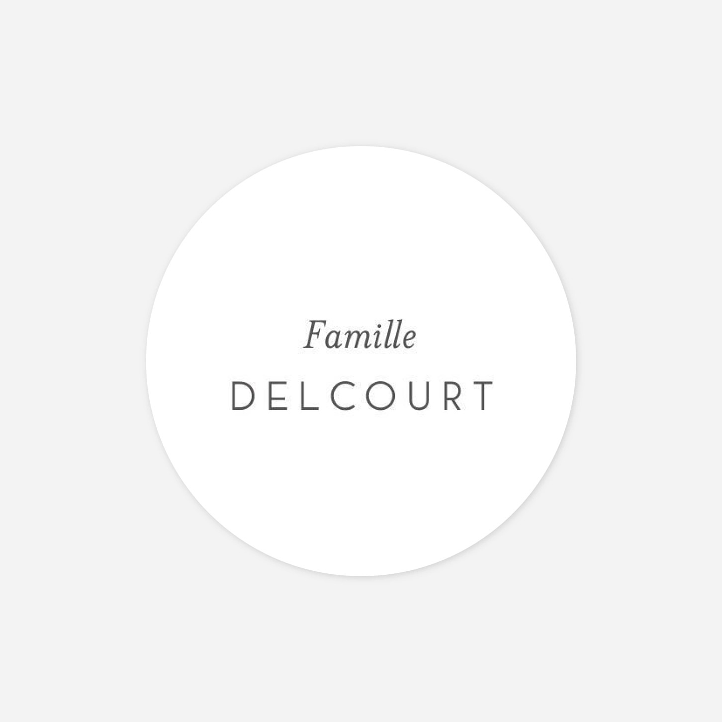 Étiquette cadeau Noël Simplement