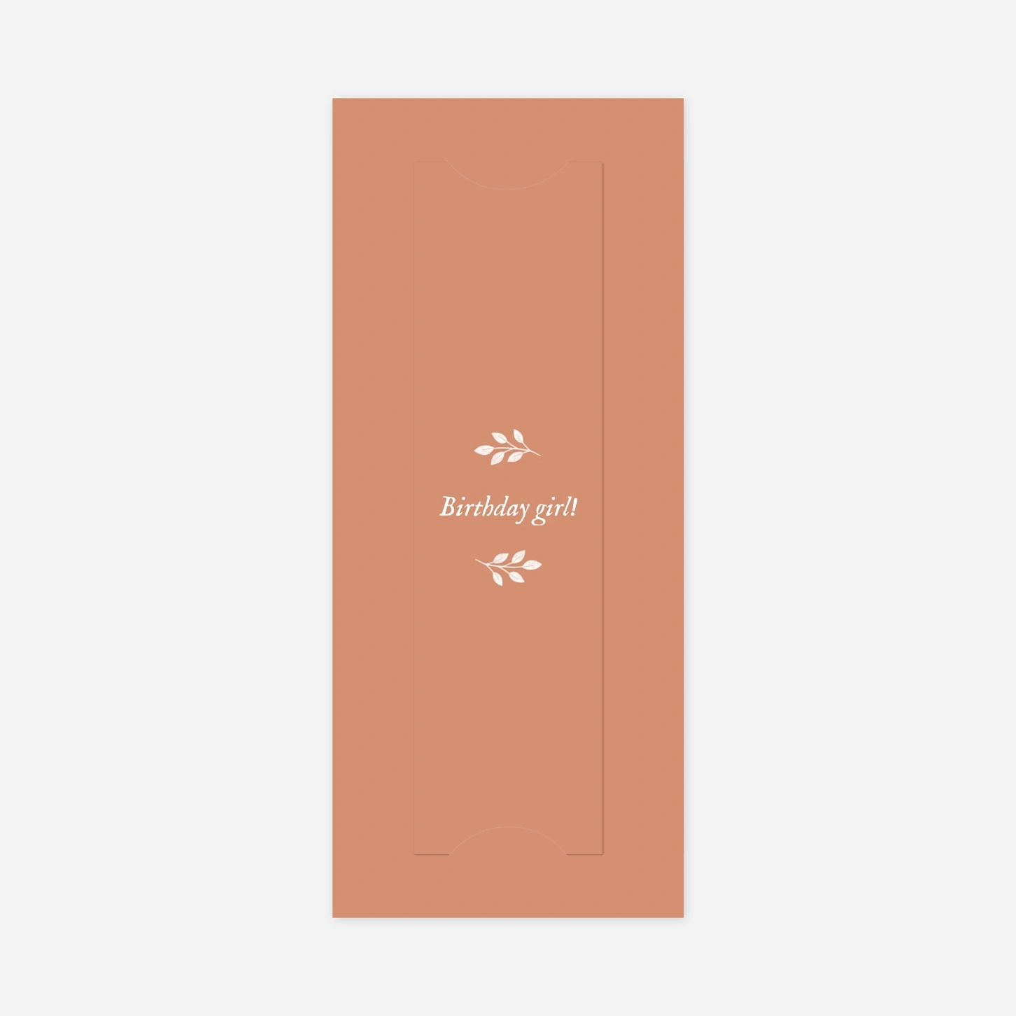 invitation anniversaire Signature végétale