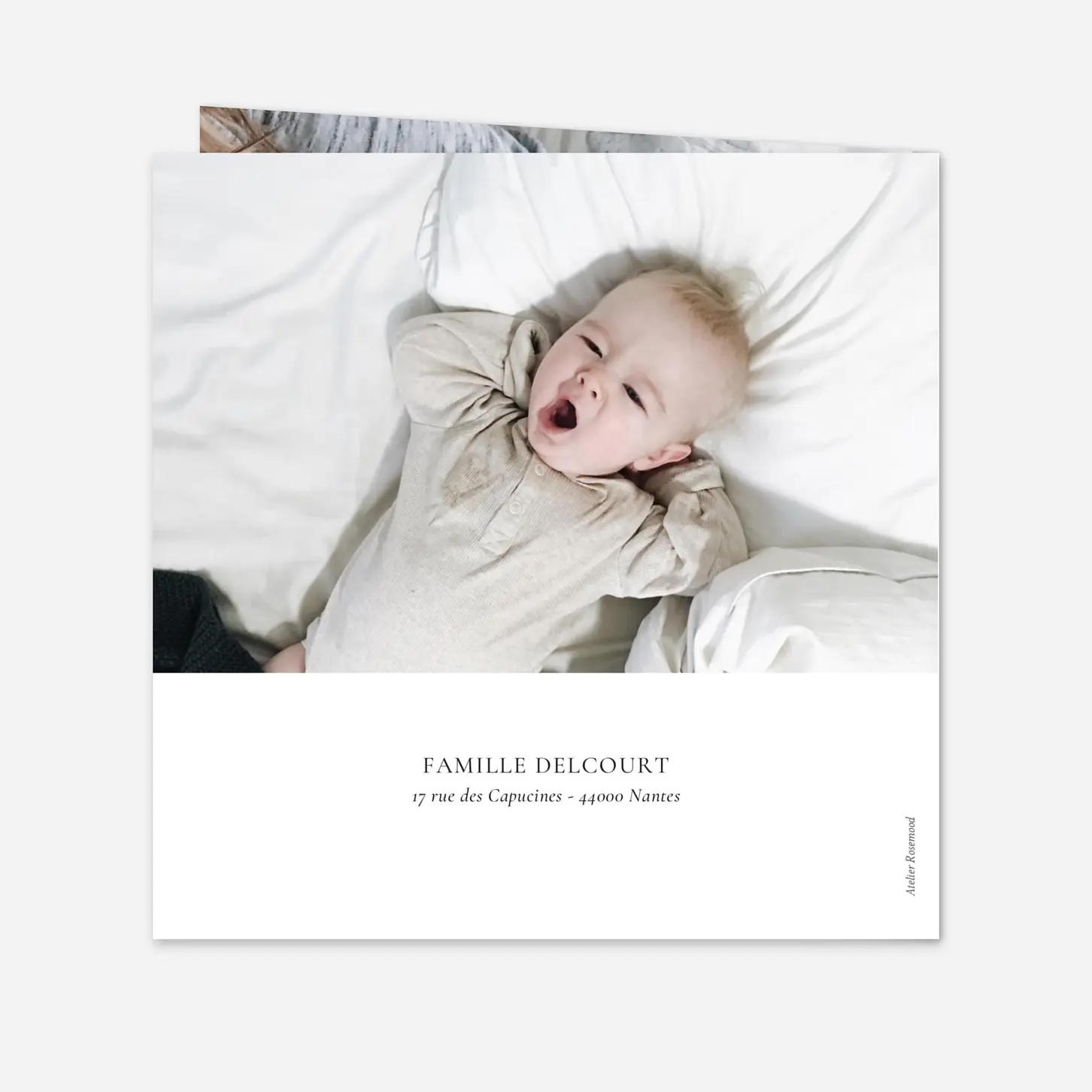 Faire-part naissance Sur la banquise