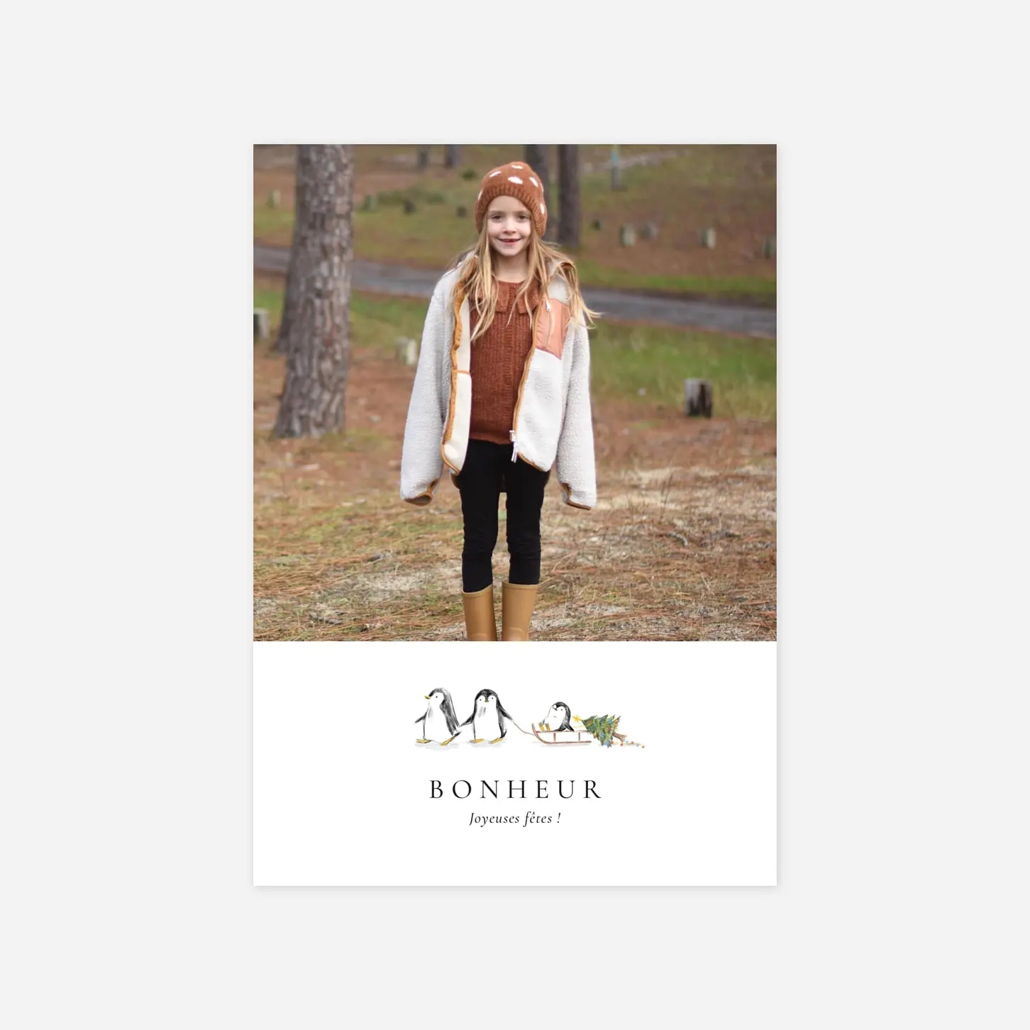 Carte de voeux Sur la banquise