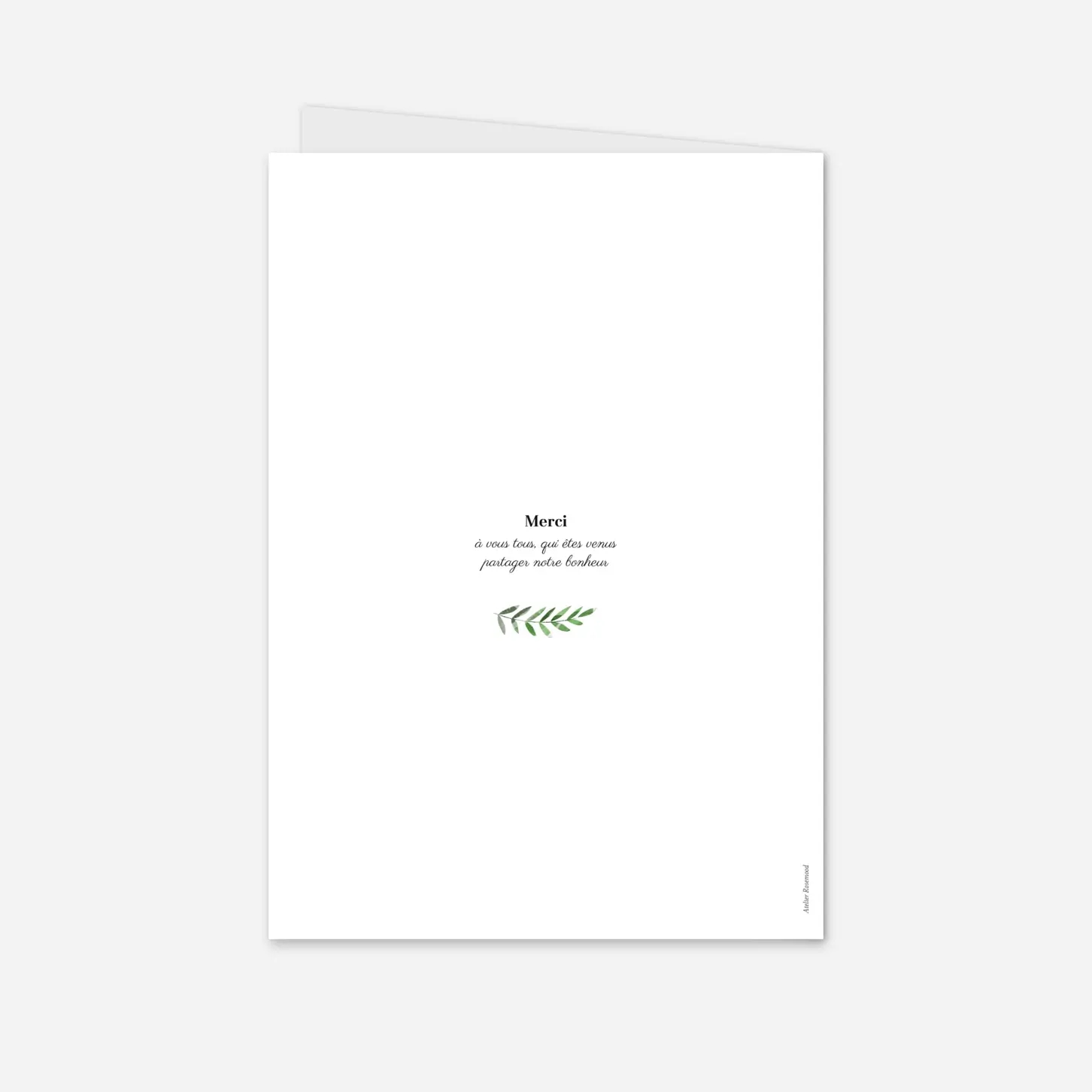 Livret de messe mariage Sous la pergola