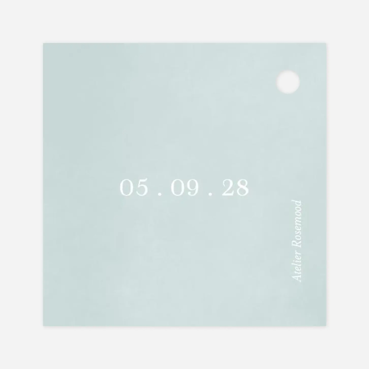 Etiquette perforée mariage Solstice d'été