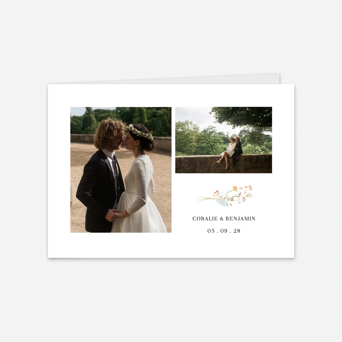 Carte de remerciements Solstice d'été