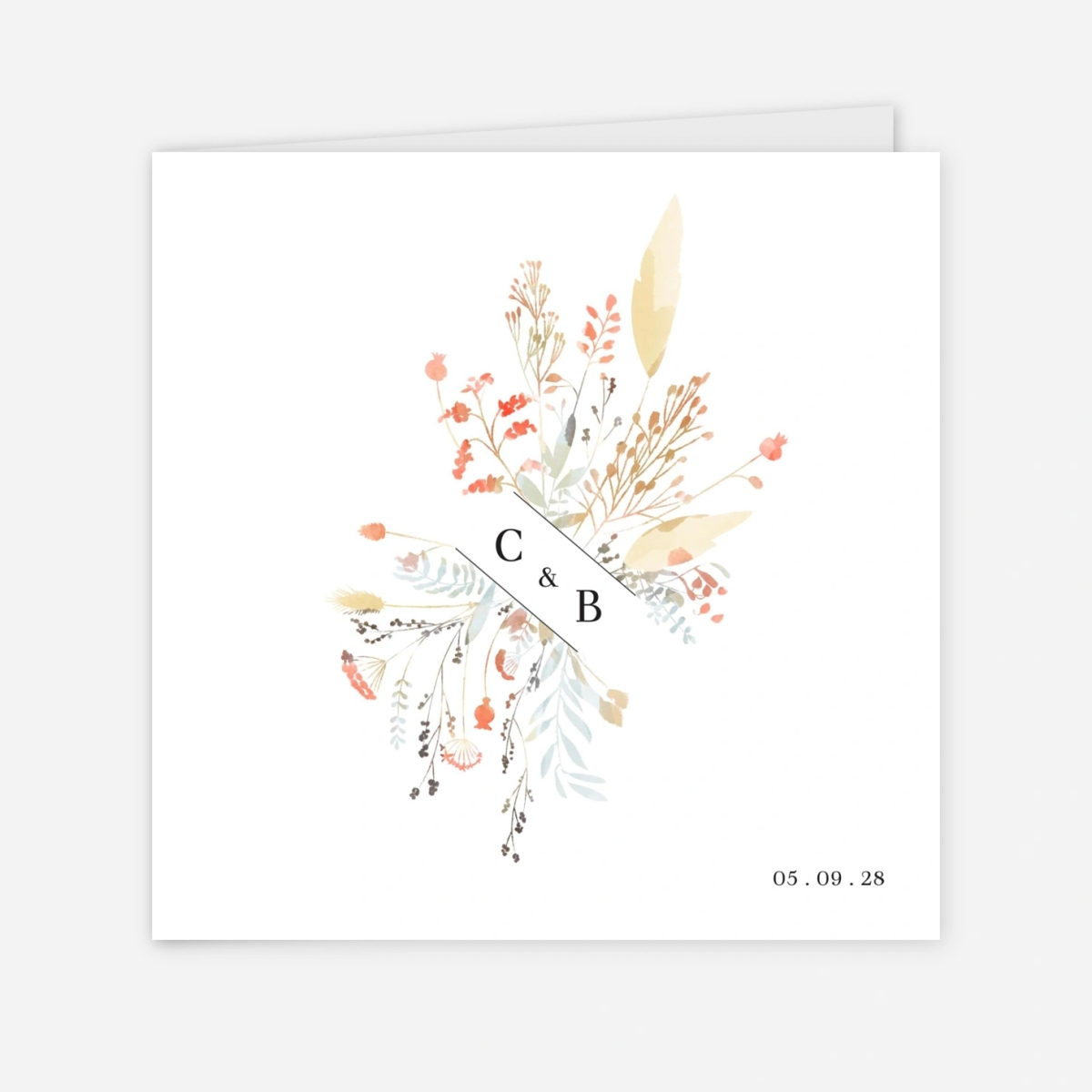 Faire-part mariage Solstice d'été