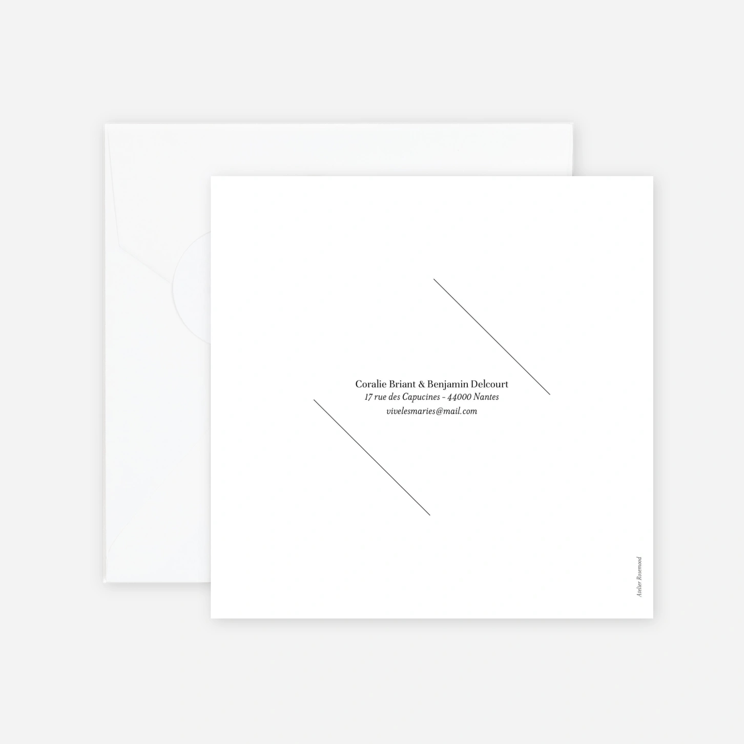 Faire-part mariage Solstice d'été