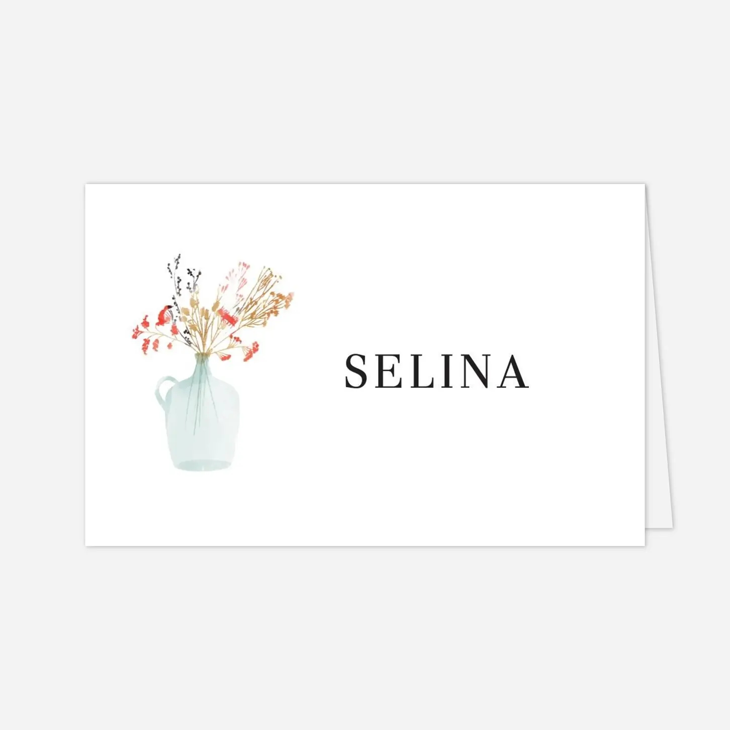 Marque-place mariage Solstice d'été