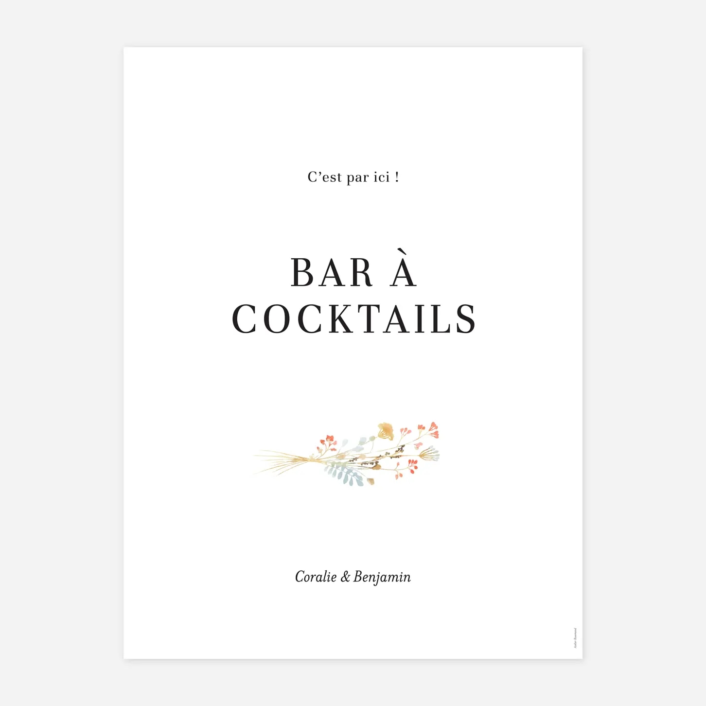 Panneau mariage Solstice d'été