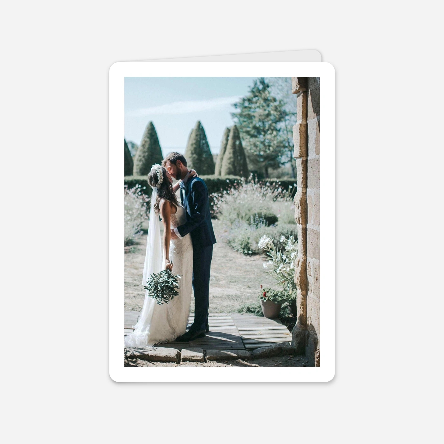 Carte de remerciements Souvenirs