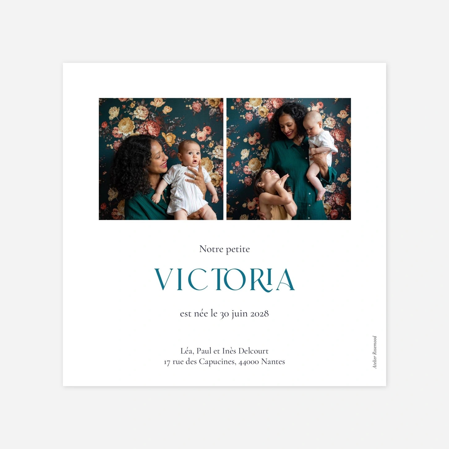 Faire-part naissance Storia arche