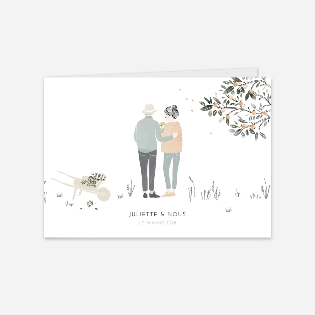 Faire-part naissance Summer family