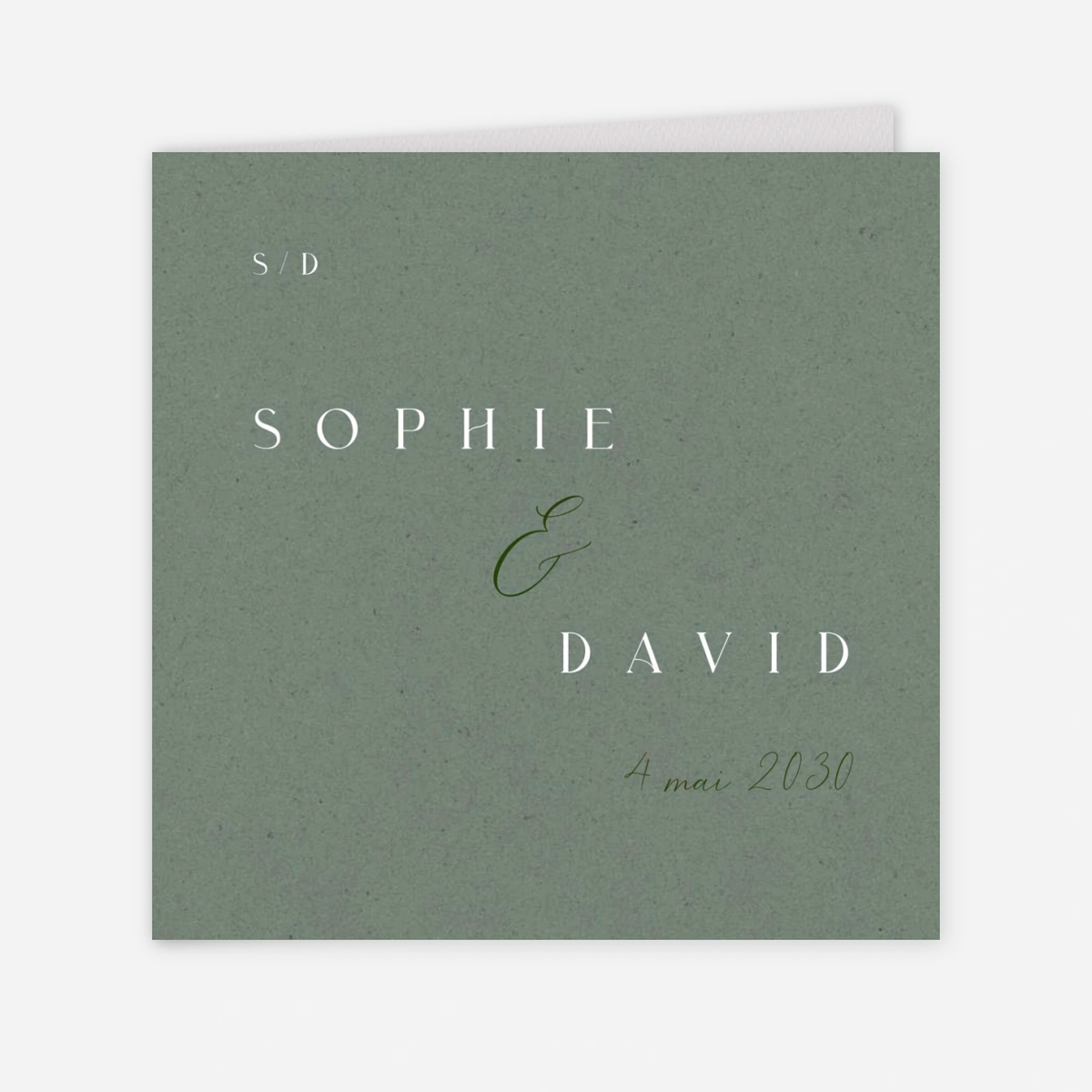 Faire-part mariage Tendre feuillage