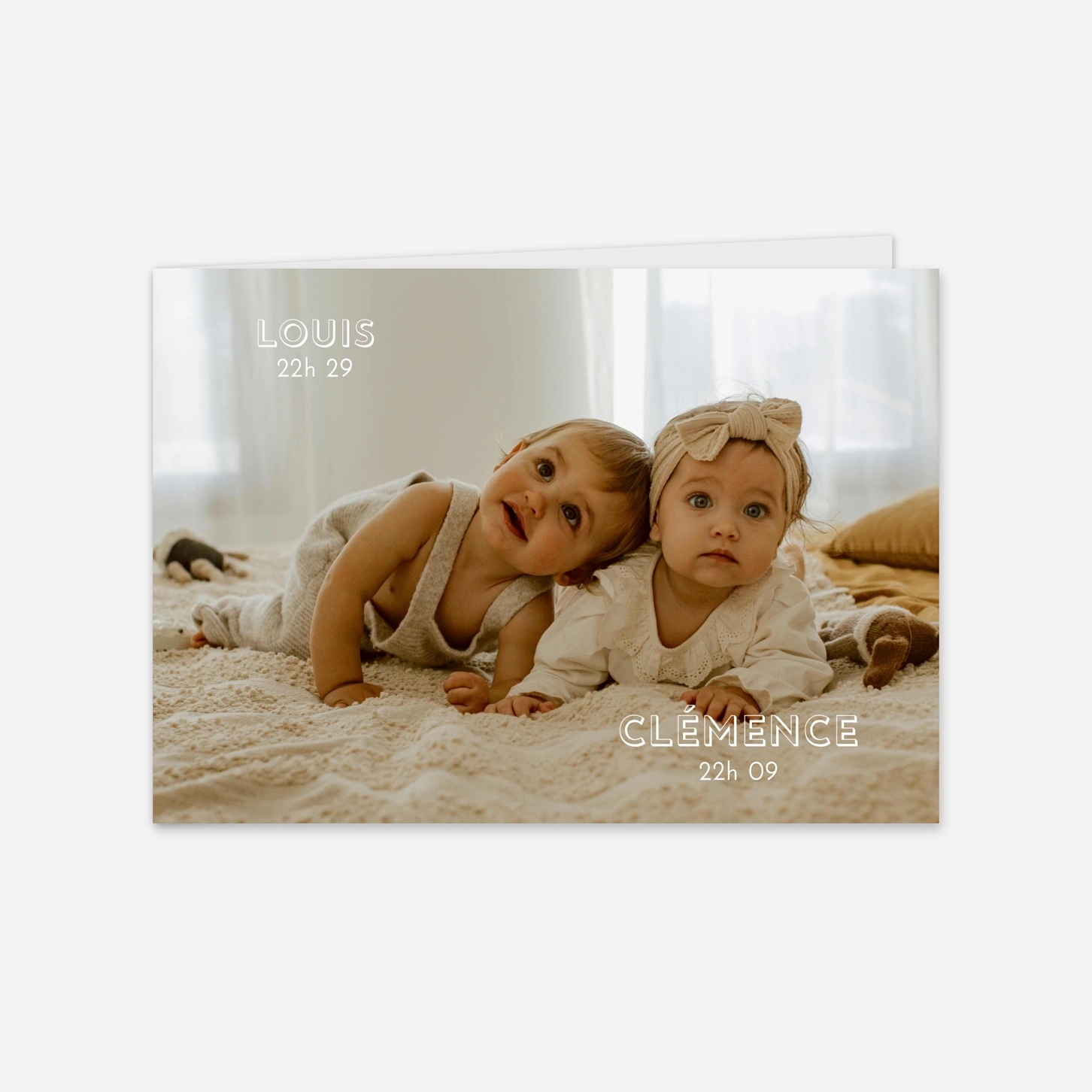 Faire-part naissance The photo !