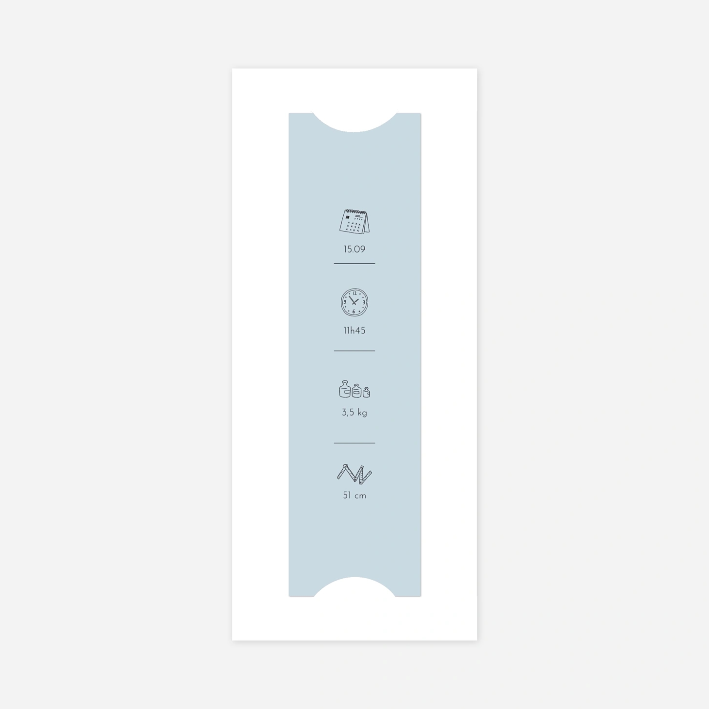 Faire-part naissance Tendre innocence picto