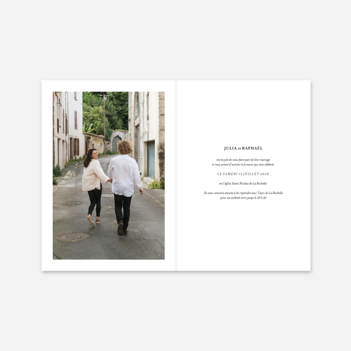 Faire-part mariage Tout simplement