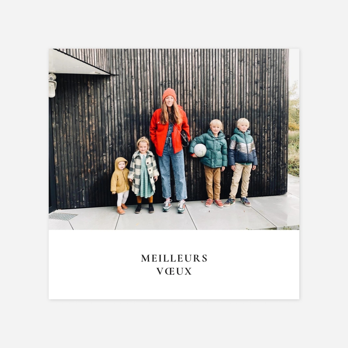 Carte de voeux Tout simplement