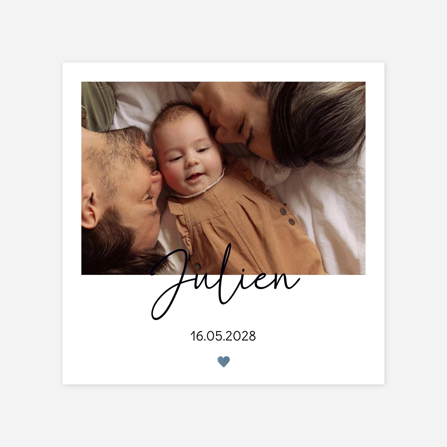 Faire-part naissance Trésor du Cœur